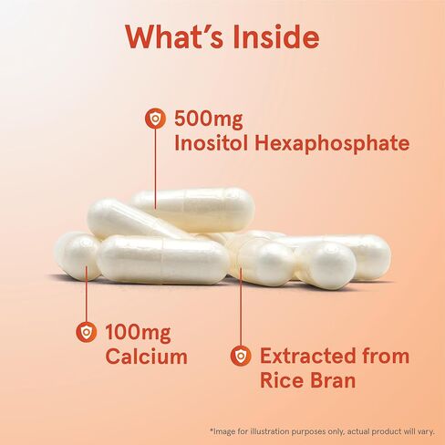 Jarrow Formulas IP6 Inositol Hexaphosphate - 500 mg - 120 كبسولة نباتية - Inositol Hexaphosphate المنقى - مكمل لدعم الصحة المناعية - ما يصل إلى 120 وجبة in Saudi Arabia