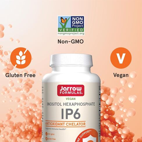 Jarrow Formulas IP6 Inositol Hexaphosphate - 500 mg - 120 كبسولة نباتية - Inositol Hexaphosphate المنقى - مكمل لدعم الصحة المناعية - ما يصل إلى 120 وجبة in Saudi Arabia