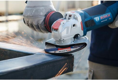 بوش GWX27LM450 4-1/2 بوصة. × 1/4 بوصة. عجلة جلخ معدنية من X-LOCK 30 حبيبة متوافقة مع 7/8 بوصة. Arbor Type 27 للتطبيقات في طحن المعادن in Kuwait