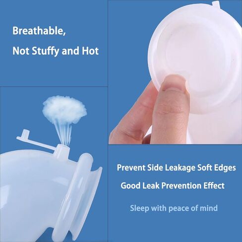 Urine Collection Bag Condom Catheters for Men Reusable Portable Silicone Urinal with 2 Urine Catheter Bags (Elderly Men-Blue) in Kuwait