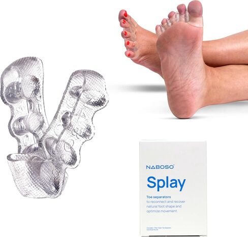 Naboso Splay - Gel Toe Stretcher, Separator and Straightener for Correction of Bunions, Hammer Toes and Restore Natural Foot Shape in Kuwait