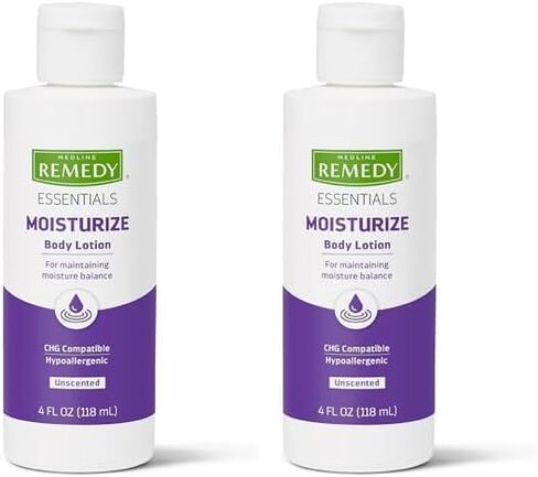 Remedy Essentials Moisturizing Body Lotion, Hypoallergenic, Unscented, 4-Ounce Flip-Top Bottle, 1 Count in Saudi Arabia