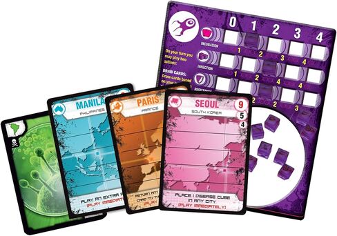 Pandemic Fall of Rome, Adults and Family,Cooperative Board Game | Ages 8+ | 1 to 5 Players | Average Playtime 45-60 Minutes | Made by Z-Man Games in Saudi Arabia