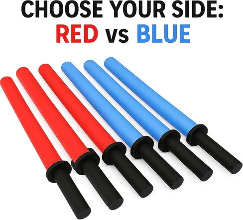 6 PCS Pool Noodles Foam Light Saber Toy Swords - Kids Bulk Party Favors - Ideal for Pools, Backyard, Summer Outdoors Play (29-Inches) in Saudi Arabia