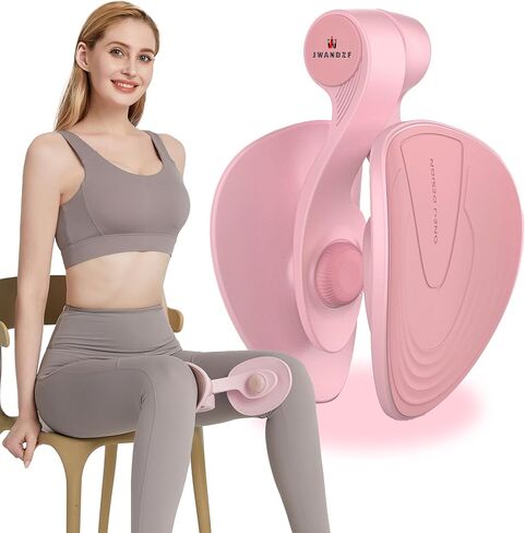 Kegel Sports Products/Female Thigh Master/Thigh Trainer/Pelvic Floor Muscle Trainer/Inner Thigh Toner/Postpartum Rehabilitation Pelvic Floor/Family Fitness Sports Equipment (Pink) in Saudi Arabia
