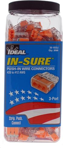 IDEAL in-Sure 2-Port x25, 3-Port x25, 4-Port x25, Non-Twist Connector for Solid, Stranded, and Tin Bonded Wire in Kuwait