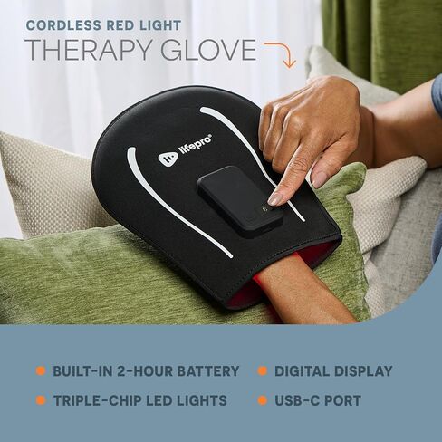LifePro Red Light Therapy Glove - Red Light Therapy at Home Device - Led Hand Therapy in Saudi Arabia