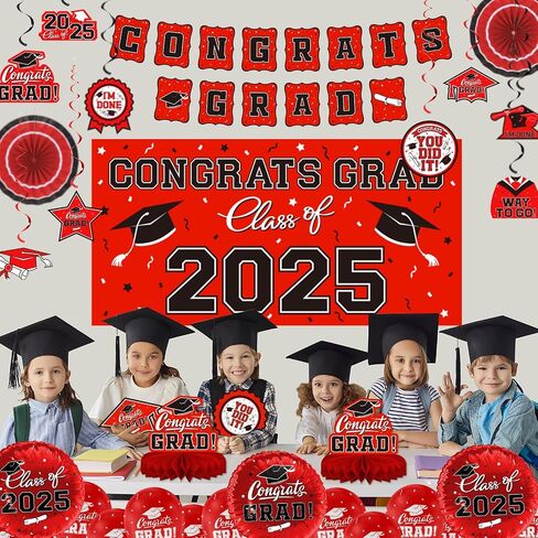 Purple Themed 2024 Graduation Decorations Set - Congrats Grad Banner, Class of 2024 Backdrop, Balloons & Streamers Kit - Complete Party Supplies for High School & College Celebrations in Saudi Arabia