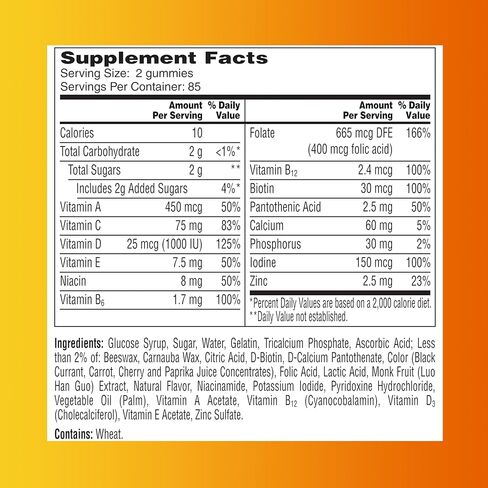 One A Day Women’s  Multivitamin Gummies, Supplement with Vitamin A, Vitamin C, Vitamin D, Vitamin E and Zinc for Immune Health Support*, Calcium & more, 80 count in Kuwait
