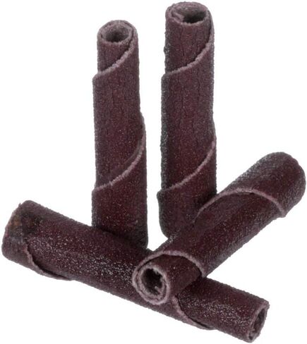 بكرة خرطوشة مدببة كاملة 3M 341D - 120 حبيبة، دعامة ذات وزن X - صنفرة معدنية ولمسة نهائية - لمطاحن القالب - 1/2 بوصة × 1.5 بوصة × 1/8 بوصة in Kuwait