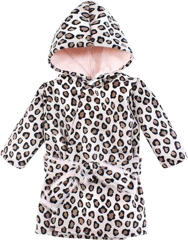 Hudson Baby Unisex Baby Mink with Faux Fur Lining Pool and Beach Robe Cover-ups, Hummingbird Garden, 18-24 Months in Saudi Arabia