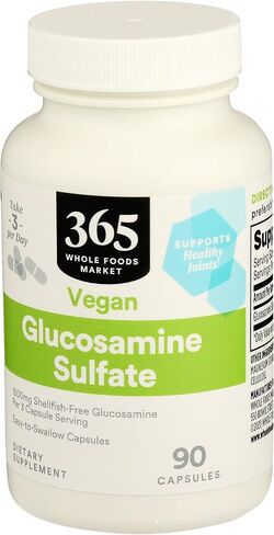 365 by Whole Foods Market، كبريتات الجلوكوزامين 1500 ملجم، 90 كبسولة نباتية in Kuwait
