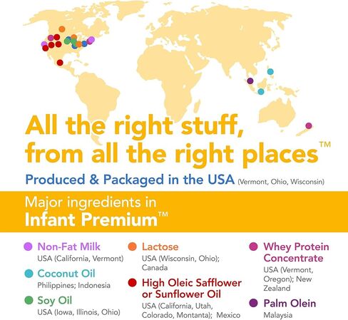 Amazon Brand - Mama Bear Infant Milk-Based Baby Formula Powder with Iron, Dual Prebiotics, Omega 3 DHA and Choline, Brain, Growth, Immunity, 22.2 Ounce in Kuwait