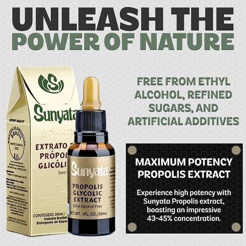 Brazilian Green Propolis Sunyata FDA Registered (3) Bundle 1 pack Bee Freshener (3) in Saudi Arabia