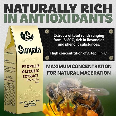 Brazilian Green Propolis Sunyata FDA Registered (3) Bundle 1 pack Bee Freshener (3) in Saudi Arabia