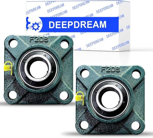 DEEPDREAM UCF210-32 Pillow Block Bearing 2 inch Bore, Square Flange Mounted Bearings, Self Alignment Bearings (2 PCS) in Saudi Arabia