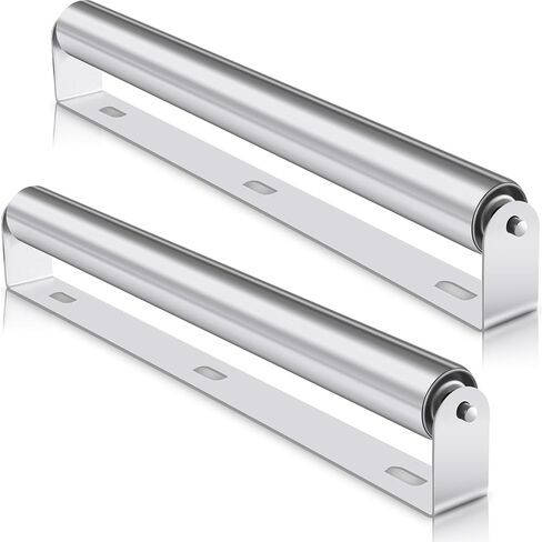 مجموعة Therwen 4 عبوات بطول 16 بوصة ومجموعة دعامات بطول 1.5 بوصة قطر محمل كاياك بكرات مقطورة قارب مع أقواس بكرات ناقلة بكرة معدنية مع دعامة لنقل الاستخدام الصناعي للطوف in Kuwait