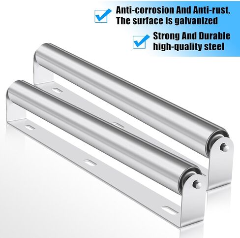 مجموعة Therwen 4 عبوات بطول 16 بوصة ومجموعة دعامات بطول 1.5 بوصة قطر محمل كاياك بكرات مقطورة قارب مع أقواس بكرات ناقلة بكرة معدنية مع دعامة لنقل الاستخدام الصناعي للطوف in Kuwait