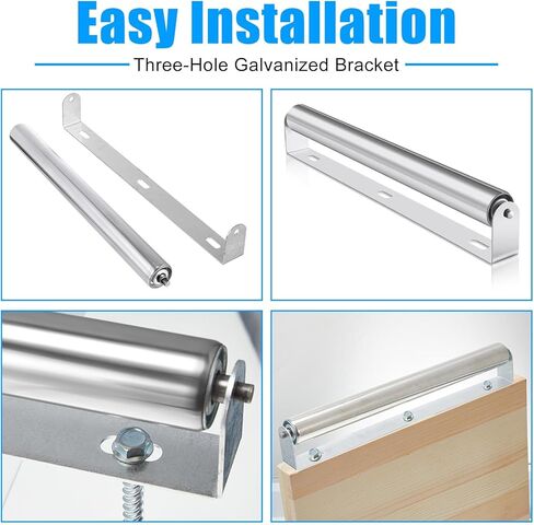 مجموعة Therwen 4 عبوات بطول 16 بوصة ومجموعة دعامات بطول 1.5 بوصة قطر محمل كاياك بكرات مقطورة قارب مع أقواس بكرات ناقلة بكرة معدنية مع دعامة لنقل الاستخدام الصناعي للطوف in Kuwait