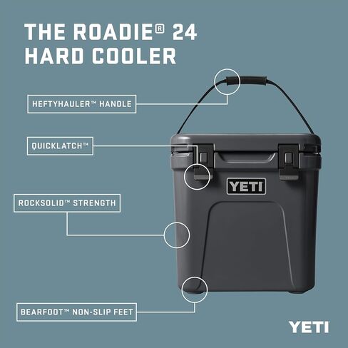 YETI Roadie 24 Cooler, Charcoal in Saudi Arabia