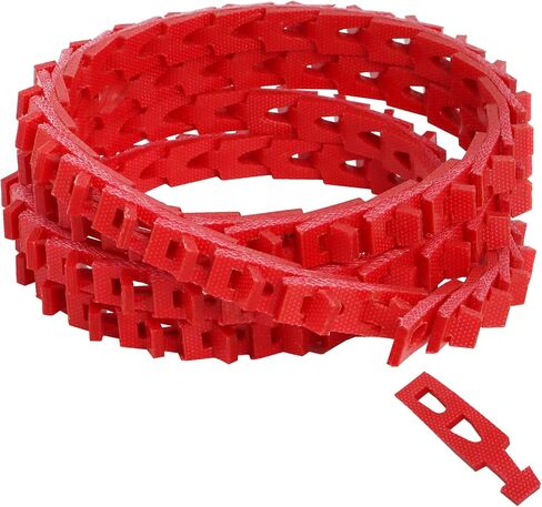 5FT Power Twist V Belt 1/2-Inch x 5 Feet A Type, Adjustable Link Belt Perfect for Lathes, Table Saws and Other Woodworking Tools (Red) in Saudi Arabia