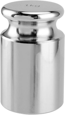 SINJEUN 2 Kg Calibration Weight, 2000 Kilogram Precision Steel Calibration Weight with Storage Case, Chrome Finish Calibration Weight for Digital Scale in Kuwait