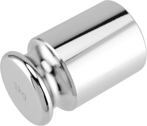 SINJEUN 2 Kg Calibration Weight, 2000 Kilogram Precision Steel Calibration Weight with Storage Case, Chrome Finish Calibration Weight for Digital Scale in Kuwait