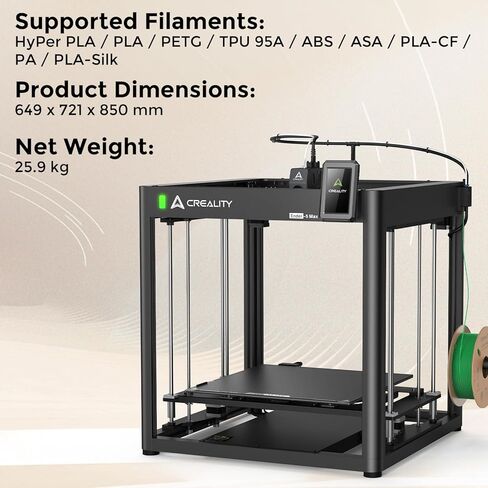CREALITY Official Ender 3 V2 3D Printer with MeanWell Power Supply Upgraded Version of Ender 3 Pro Silent Motherboard Mainboard for Carborundum Glass Platform LCD Screen Printing Size 8.6x8.6x9.8in in Kuwait