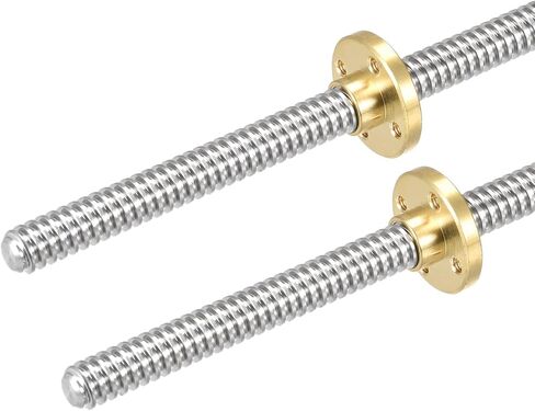 DMiotech 2 Pack 150mm قضيب الخيط بالكامل T8x8mm برغي الرصاص مع طقم صامولة نحاسية للطابعة ثلاثية الأبعاد، آلة CNC in Saudi Arabia