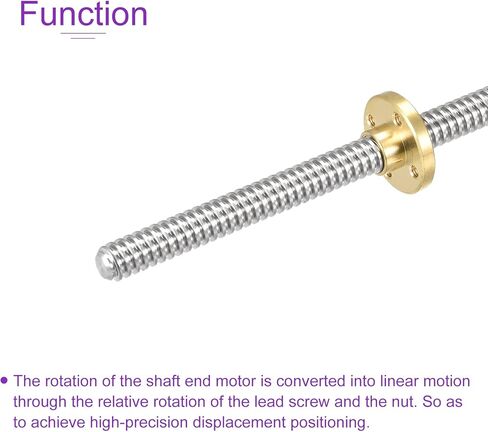 DMiotech 2 Pack 150mm قضيب الخيط بالكامل T8x8mm برغي الرصاص مع طقم صامولة نحاسية للطابعة ثلاثية الأبعاد، آلة CNC in Saudi Arabia