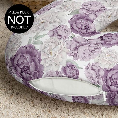 Sweet Jojo Designs Sunflower Boho Floral Nursing Pillow Cover Breastfeeding Pillowcase for Newborn Infant Bottle or Breast Feeding Pillow NOT Included Yellow Green Bohemian Farmhouse Watercolor Flower in Saudi Arabia