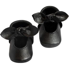 فريشلي بيكد حذاء بدون كعب بنعل ناعم من الجلد للبنات الصغيرات، مقاسات 1-5، الوان متعددة in Kuwait