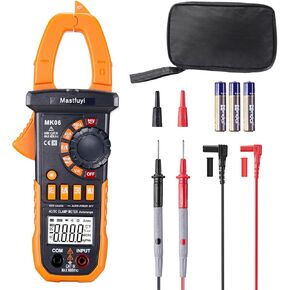 مقياس المشبك الرقمي، عدد True RMS 4000، جهاز قياس كهربائي رقمي لقياس مدى الجهد الكهربي للتيار المتردد/التيار المستمر، تيار تيار متردد/تيار مستمر، المقاومة، السعة، درجة الحرارة، الاستمرارية، الثنائيات، دورة العمل in Kuwait