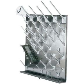 Cole-Parmer AO-67035-90 White peg for Modular Stainless Steel Drying Racks, 4"L (Pack of 6)