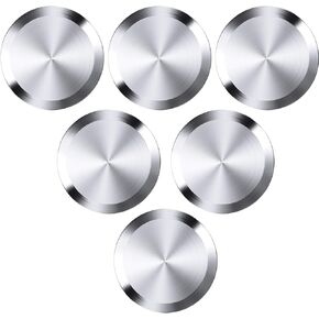 6 Pieces 1.5 Inch Sanitary Fitting Cap Stainless Steel 304 Sanitary End Cap Pipe Fitting Clamp Solid End Caps Blind Tri Caps Clamp for Dairy Products Food Wine Beverage Cosmetics Engineering