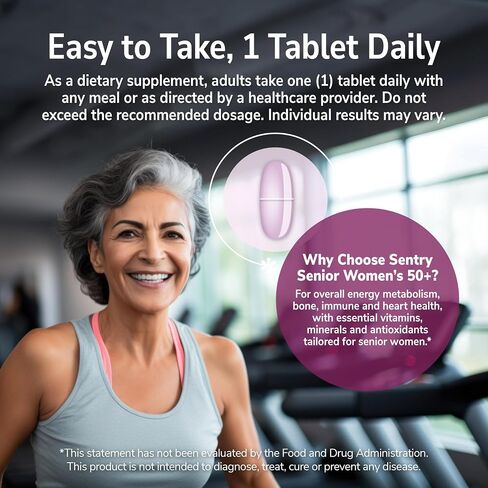 21st Century Sentry Senior Women 50 Plus Tablets, 100 Count (27542) in Saudi Arabia