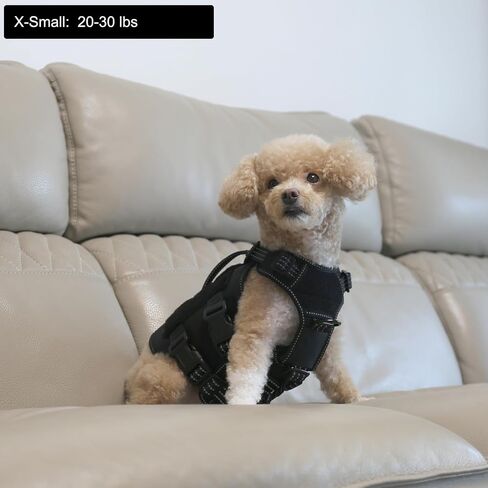 ICEFANG No Pull Tactical Dog Harness for Large Dogs,Adjustable Dog Vest in Kuwait