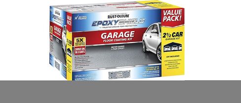 Rust-Oleum 327081 EPOXYSHIELD Garage Floor Coating, 1 Car Kit, Dark Gray in Saudi Arabia