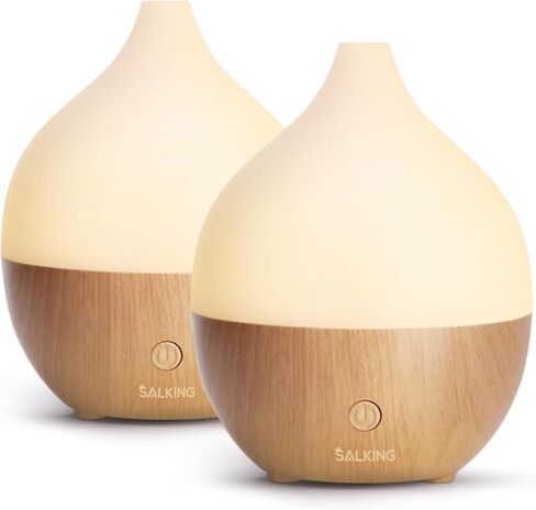 Ceramic Cordless Essential Oil Diffusers, Rechargeable Wireless Diffusers for Essential Oils, Sunflower Portable Ultrasonic Aromatherapy Diffusers with Leather Handle, for Camping Travel Home Office in Kuwait