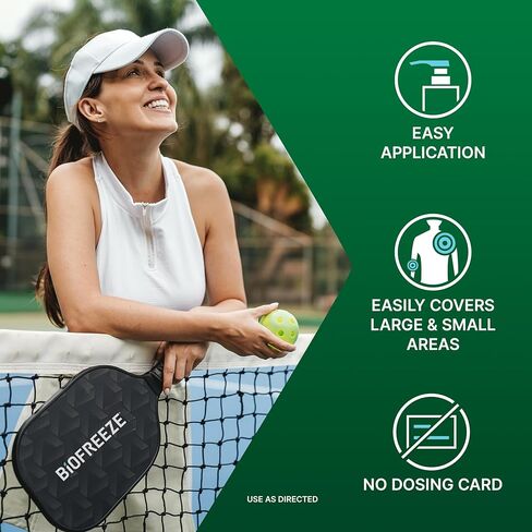 Biofreeze Menthol Pain Relieving Gel 32 FL OZ Bottle With Pump For Pain Relief Associated With Sore Muscles, Arthritis, Simple Backaches, And Joint Pain, Colorless Formula (Packaging May Vary) in Kuwait