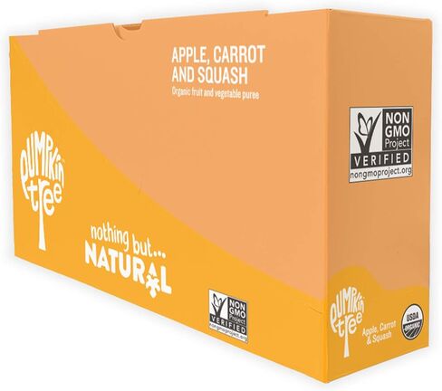 Peter Rabbit Organics Baby Food - Organic - Vegetable And Fruit Puree - Pumpkin Carrot And Apple - 4.4 Oz - Case Of 10 in Kuwait
