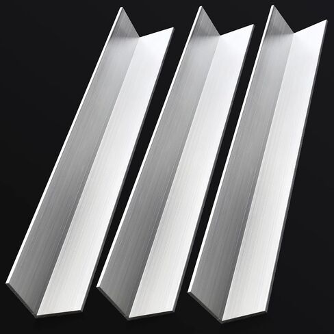 13Inch Aluminum Angle Stock,6 PCS 1" x 1"x 1/8" Aluminum Angle 6061, T6511 Mill Stock, 1/8" Thick in Kuwait