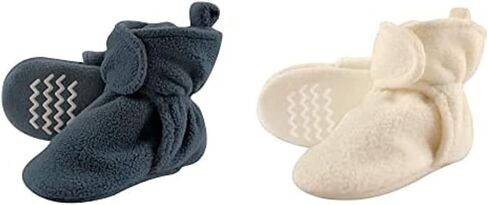 حذاء Hudson Baby Girl Cozy Fleece Boots، عبوة من قطعتين، وردي قوس قزح يونيكورن فتاة الرنة، 6-12 شهرًا in Saudi Arabia