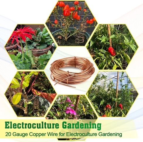 UCINNOVATE 99.9% سلك نحاسي، 16 سلك نحاسي ناعم قياس 127 قدم / 39 مترًا، 1 رطل سلك نحاسي نقي لصنع المجوهرات، سلك نحاسي عاري للزراعة الكهربائية والبستنة سلك نحاسي نحاسي للنباتات in Kuwait