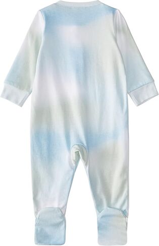 adidas baby-boys Adidas Long Sleeve Printed Zipper Footie Pants in Saudi Arabia