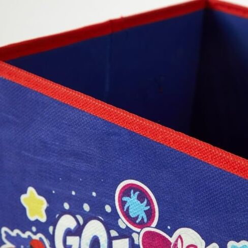 Marvel Spiderman 4 Piece Collapsible Storage Solution Set with Pop Up Hamper, Collapsible Storage Trunk and 2 Collapsible Storage Cubes in Kuwait