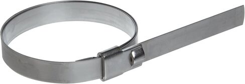 BAND-IT UL2289 Ultra-Lok بعرض 3/4 بوصة × سمك 0.030 بوصة، وقطر 9 بوصة، ومشبك صلب من الفولاذ المقاوم للصدأ 201 1/4 (10 لكل صندوق) in Saudi Arabia
