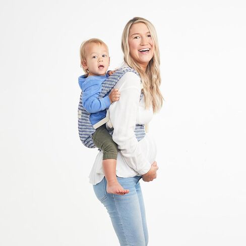 Baby Tula Coast Explore Mesh Baby Carrier 7 – 45 lb, Adjustable Newborn to Toddler Carrier, Multiple Ergonomic Positions Front and Back, Breathable – Coast Beyond, Light Blue with Light Gray Mesh in Kuwait