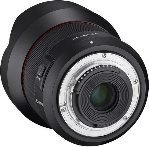Rokinon 14mm F2.8 Full Frame Auto Focus Wide Angle Weatherproof Lens for Nikon (IO14AF-N) Black in Saudi Arabia