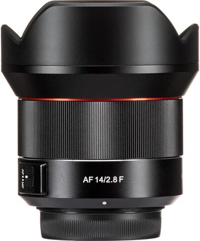 Rokinon 14mm F2.8 Full Frame Auto Focus Wide Angle Weatherproof Lens for Nikon (IO14AF-N) Black in Saudi Arabia